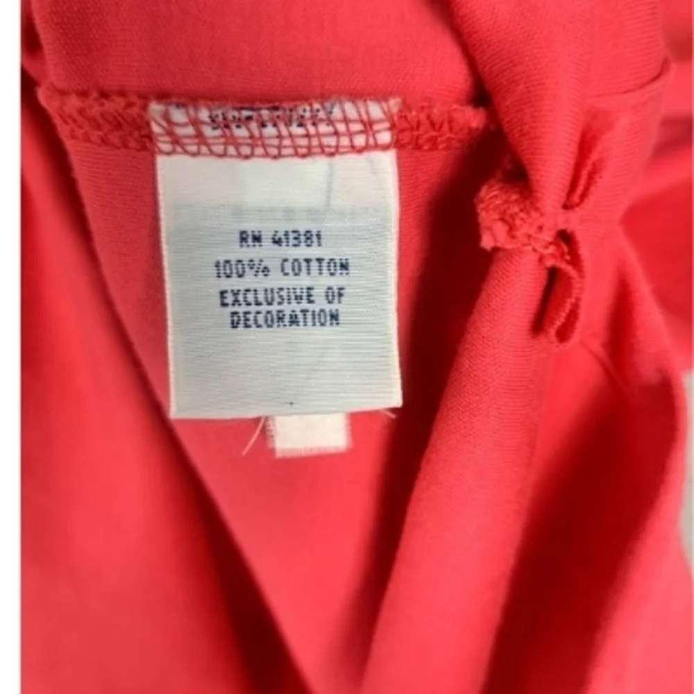 Polo Ralph Lauren Men's Size M Pima Soft Touch Polo Logo Two Button Coral